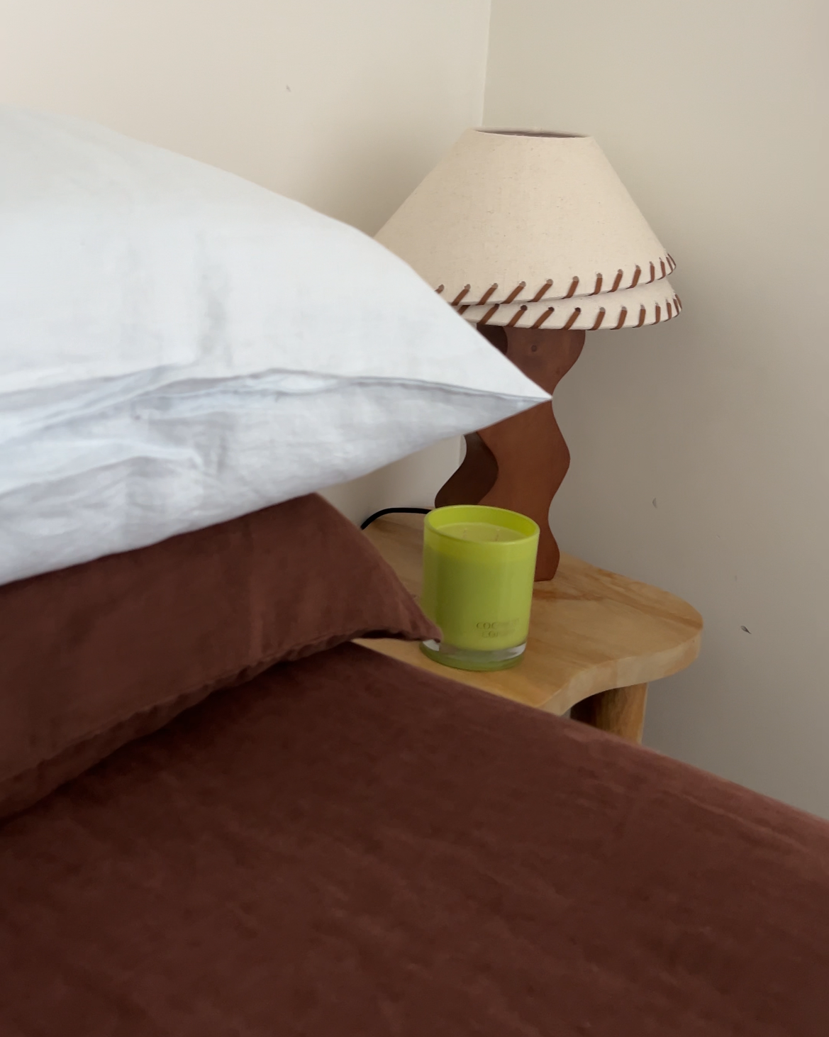 French Linen Sheet Set in Chocolate