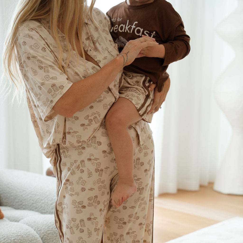 Breakfast Club Pyjamas - Women’s Short Sleeve Top