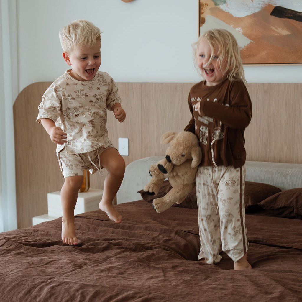 Breakfast Club Pyjamas - Kids Short Sleeve Top