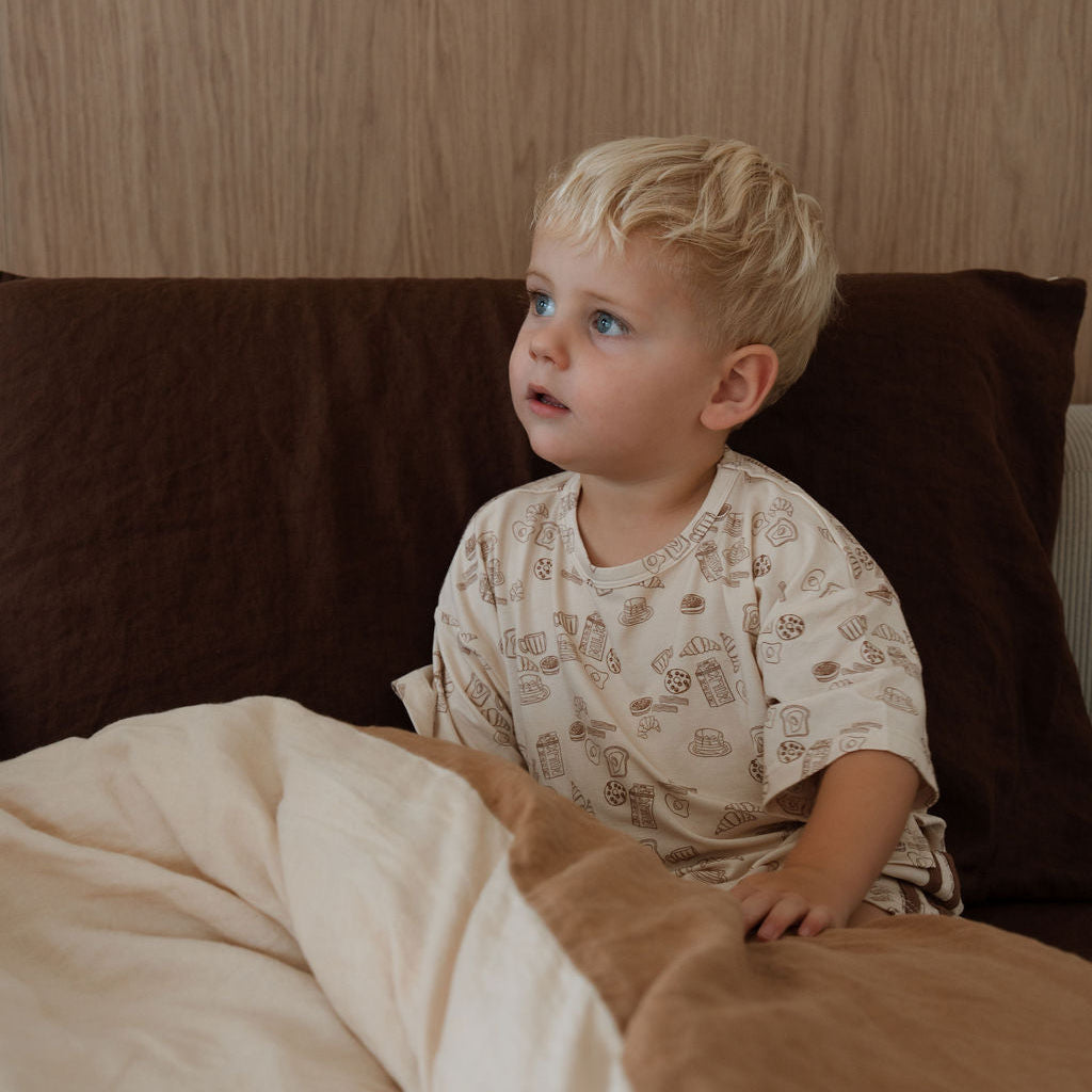 Breakfast Club Pyjamas - Kids Short Sleeve Top
