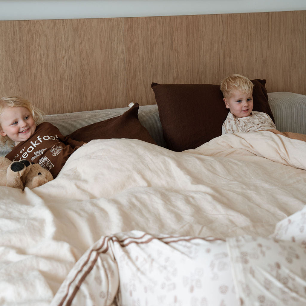 Breakfast Club Pyjamas - Kids Chocolate Long Sleeve Top